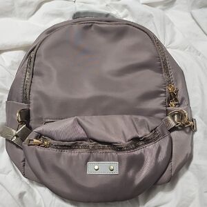 Brand New With Tags Boutique Taupe Backpack And Belt Bag Combo